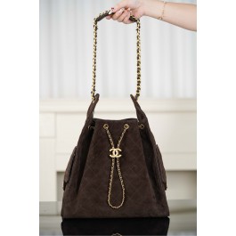 [팬더] 샤넬 25 스몰 호보백 스웨이드 카프스킨 백