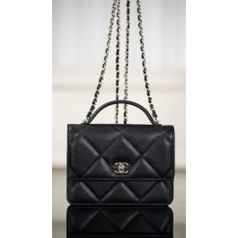 [팬더] 샤넬 25 체인 미니 백팩 블랙