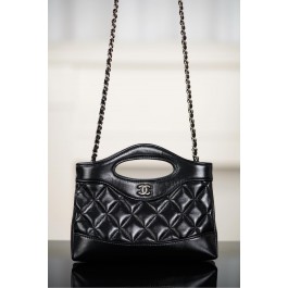 [팬더] 샤넬 25 나노 쇼핑 백 블랙