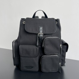 [징] 보테가 베네타 크로스로드 멀티 포켓 백팩 블랙 31*42*14