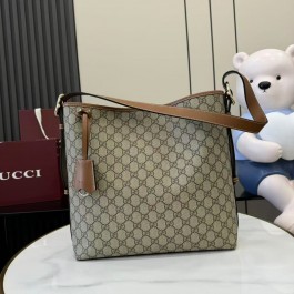 [리틀피쉬] 구찌 나노 버킷백 브라운 가죽 18*18*8