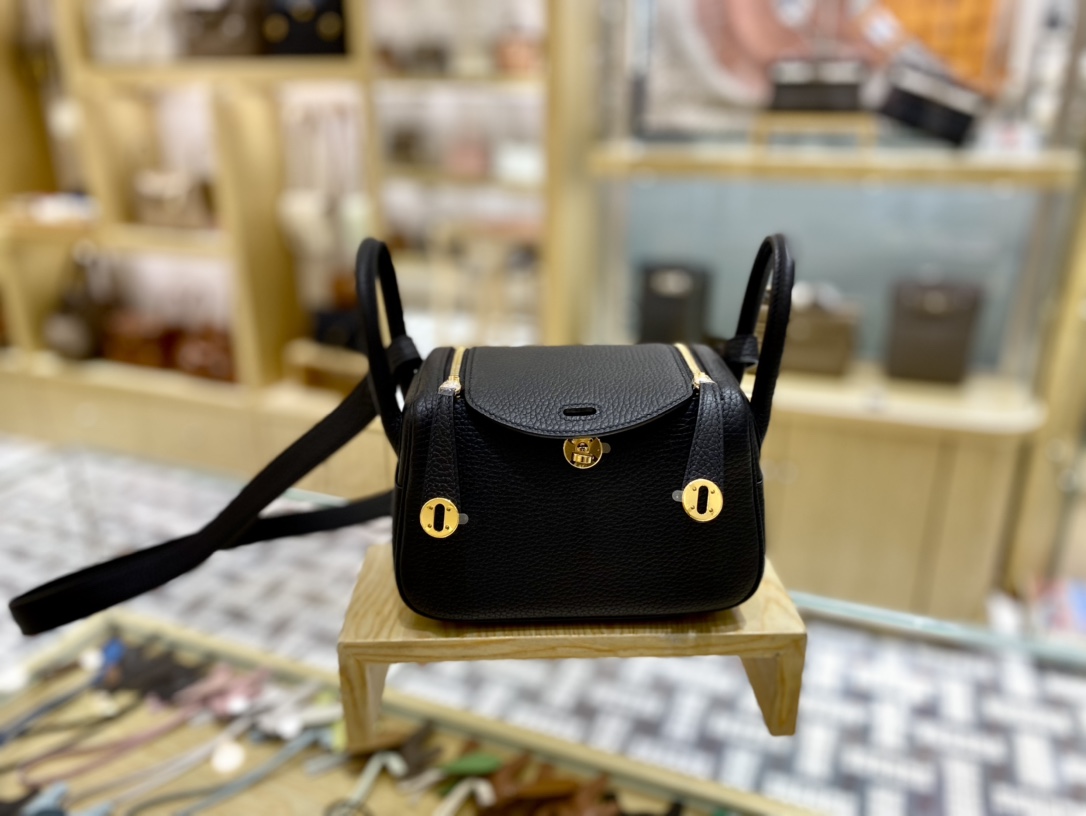 [다바오] 에르메스 린디 금장 미니  19*