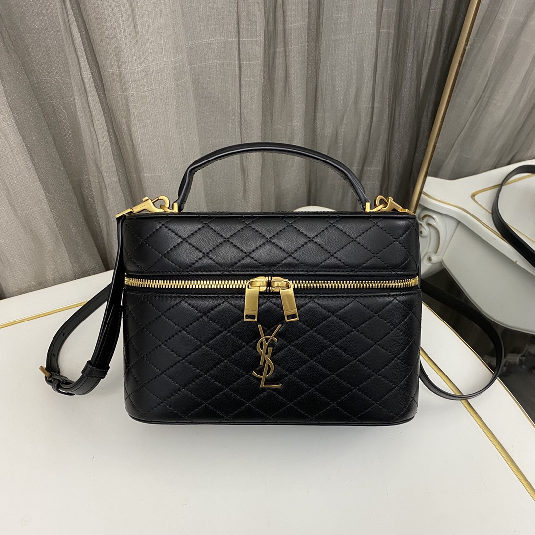 생 로랑 가비 베니티 백 블랙 22*15.5*8