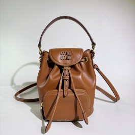 [작은미우] 미우미우 레더 미니 백팩 14*17*8