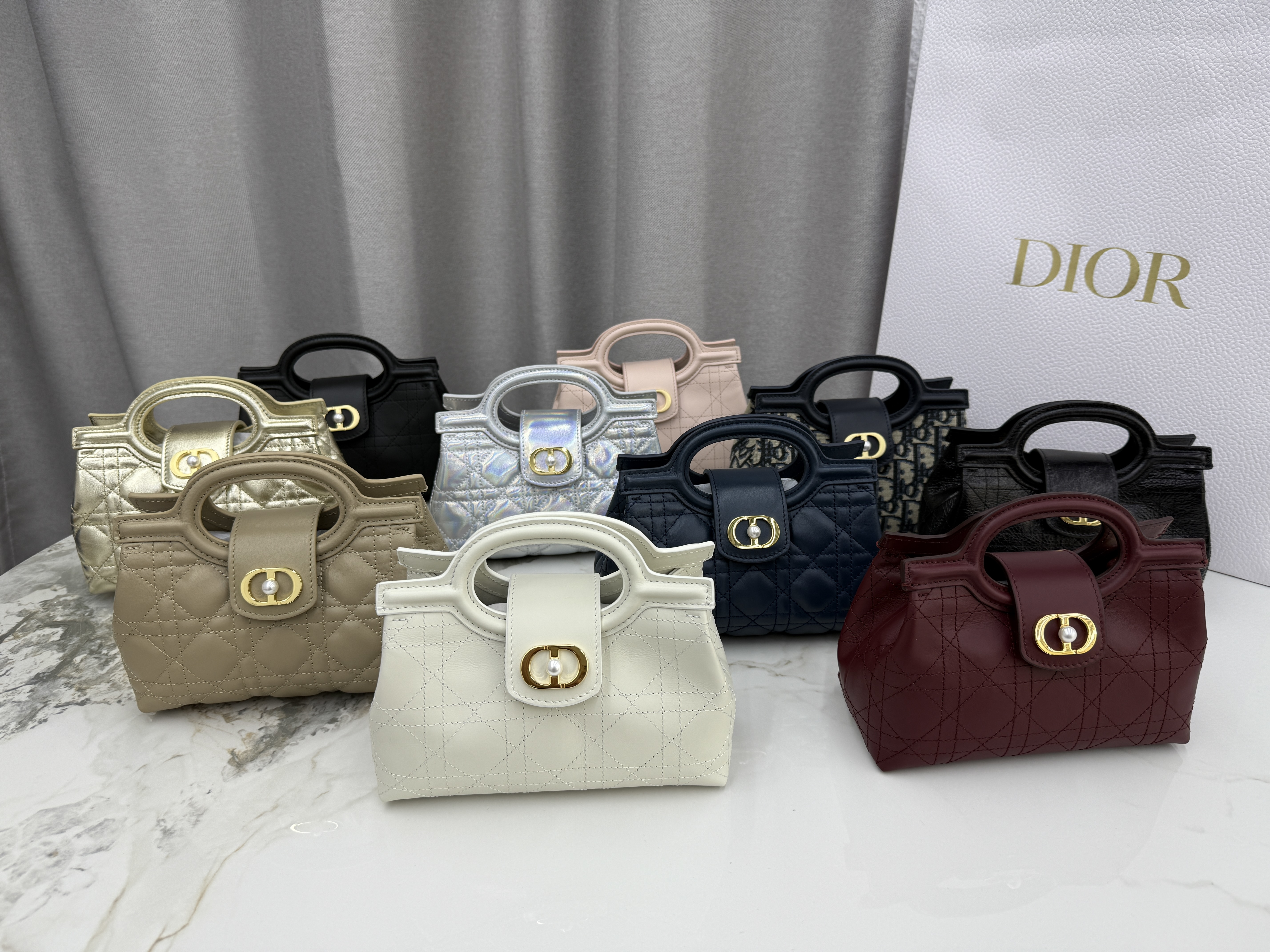 [빈판] 디올 졸리 탑 핸들 미니백  18.5*13*8.5