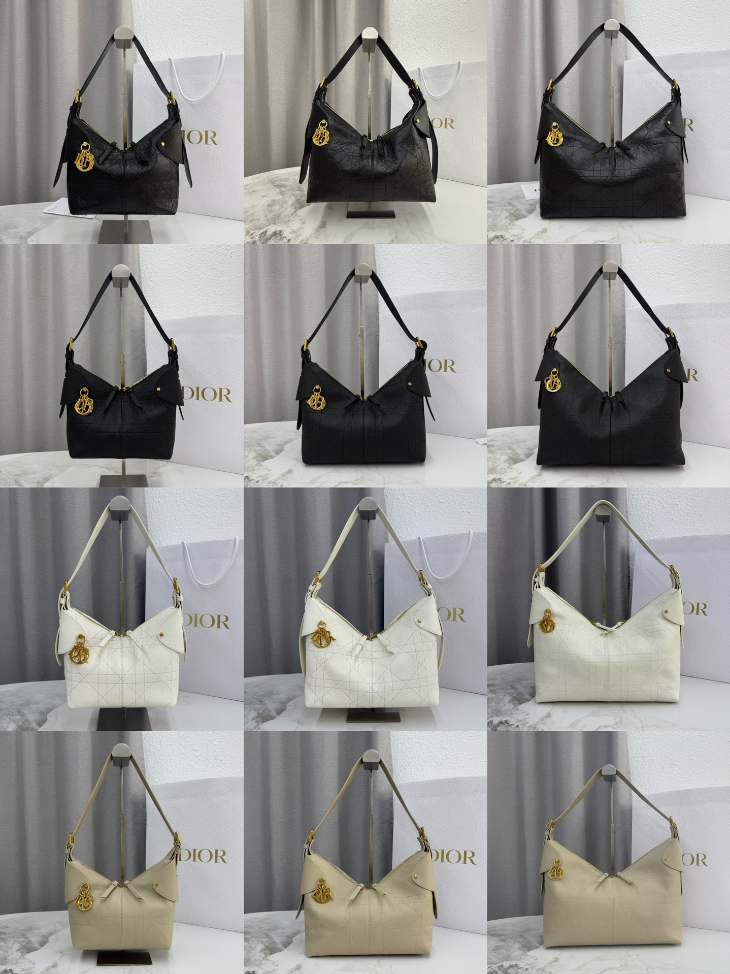 [빈판] 디올 보야주 미디엄 백 컬러색상 34*22*13