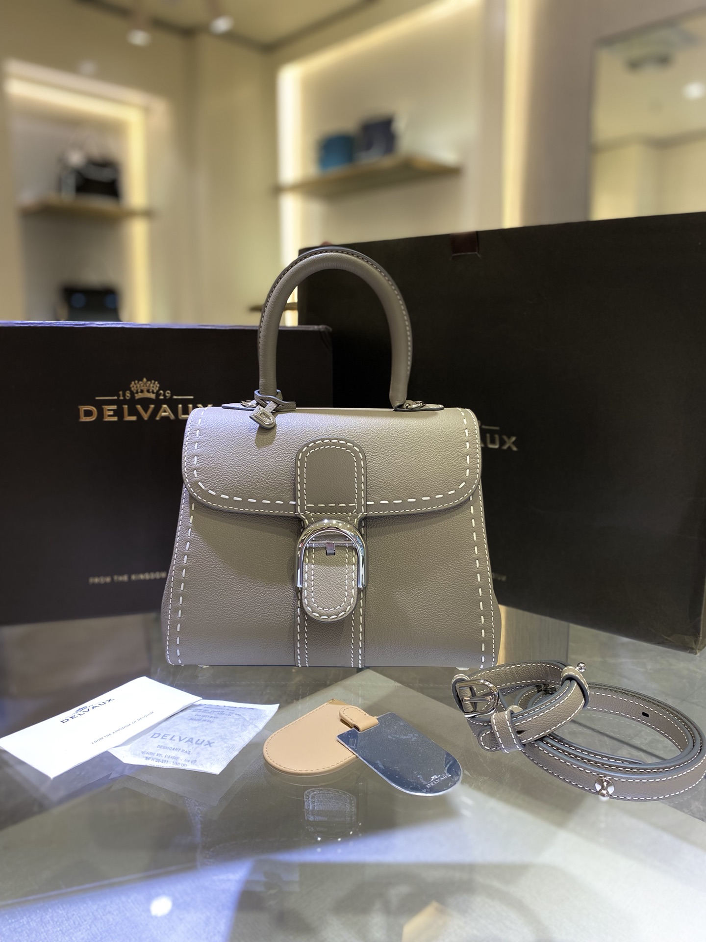 [L.P] 델보 브리앙 백 20*