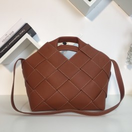 [나나] 로에베 레더 바스켓 백 브라운 38*20*18