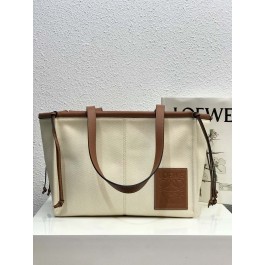 [나나] 로에베 쿠션 토트백 오트/탄 35*27*19