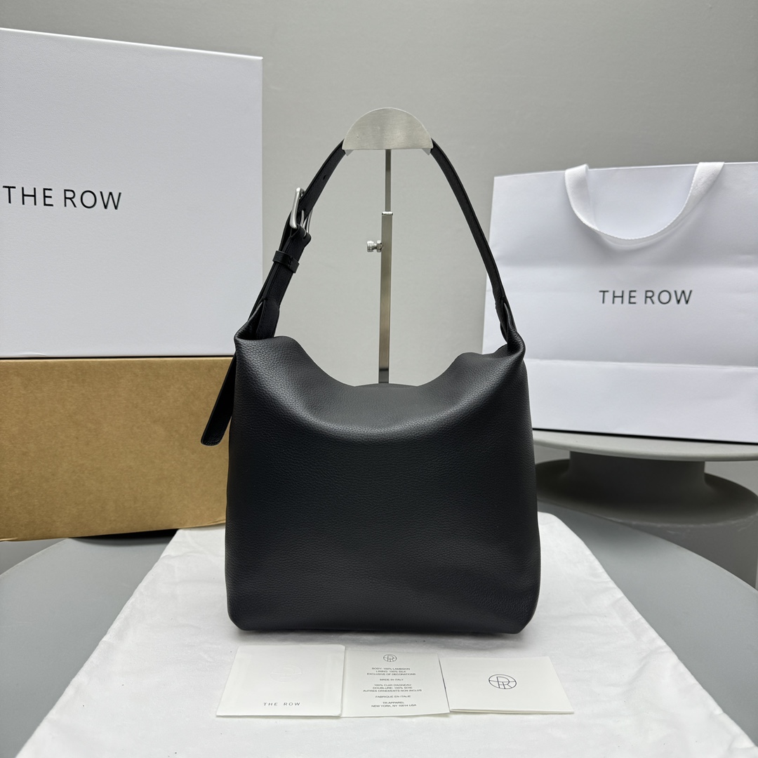 [세터] 더로우 아이사 숄더 백 블랙 24*14*23