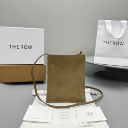 [세터] 더로우 스웨이드 스몰 카프 레더백 베이지 13.5*17*5