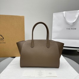 [세터] 더로우 말로 레더 토트백 브라운 30*22*14