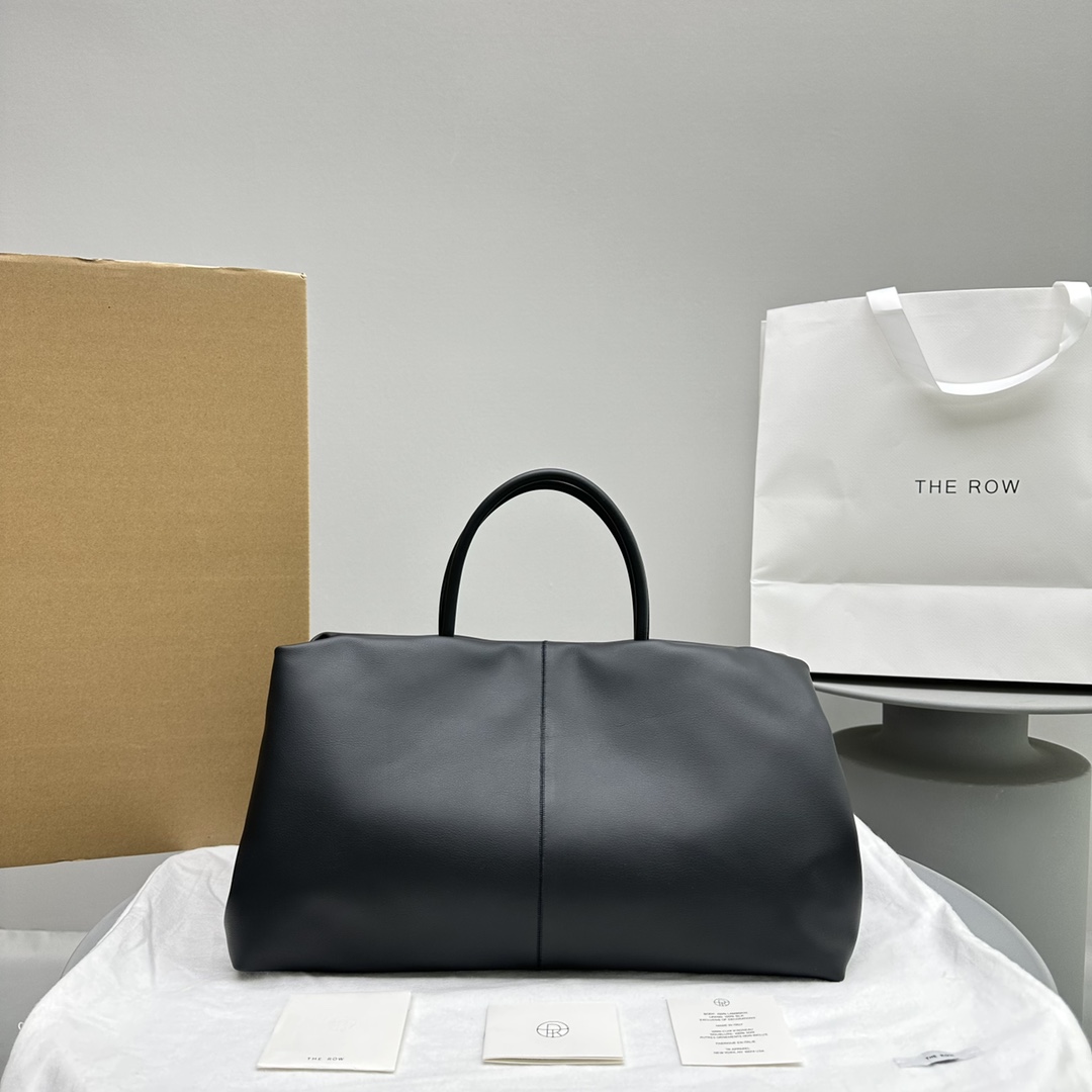 [세터] 더로우 레더 토트백 블랙 44*20*36