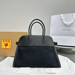 [세터] 더로우 마고 캔버스 토트 백 블랙 38.5*16*30