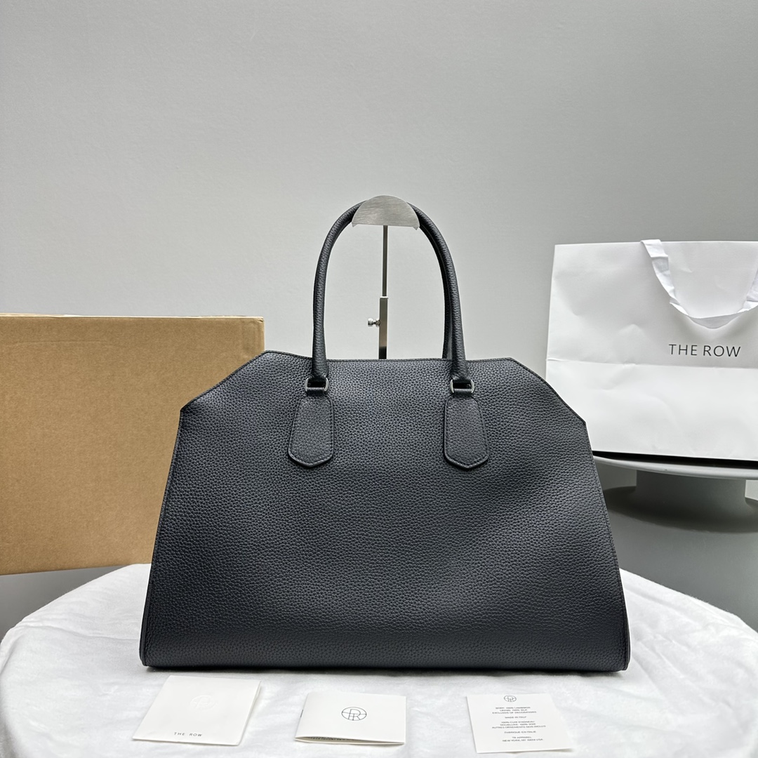 [세터] 더로우 마고 탑 핸들 백 블랙 41*22*35