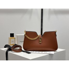 [팬더] 셀린느 소프트 16 숄더 백 브라운 27*15*4