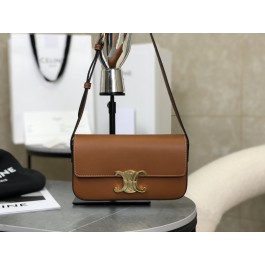 [팬더] 셀린느 트리옹프 클로드 숄더 백 브라운 20*10*4