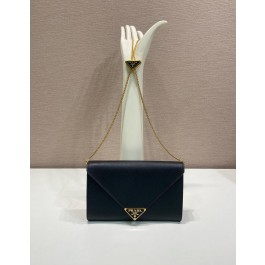 [근야오] 프라다 사피아노 체인 숄더 백 블랙 20*11.5