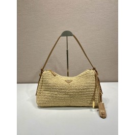 [근야오] 프라다크로셰 숄더백 베이지 37*23*10