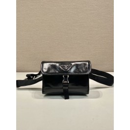 [근야오] 프라다 사피아노 스마트폰 케이스백 블랙 18*13*3