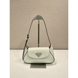 [근야오] 프라다 레더 숄더백 화이트 25*5.5