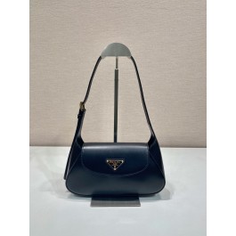 [근야오] 프라다 레더 숄더백 블랙 25*5.5