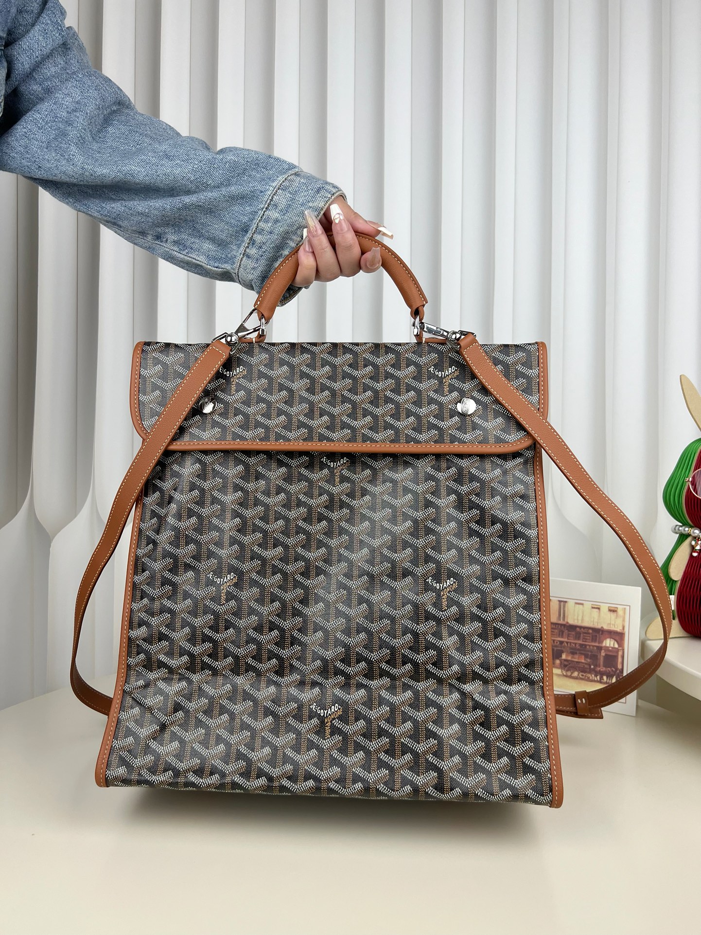 [팬더] 고야드 생레제르 백팩 브라운 37*15*34