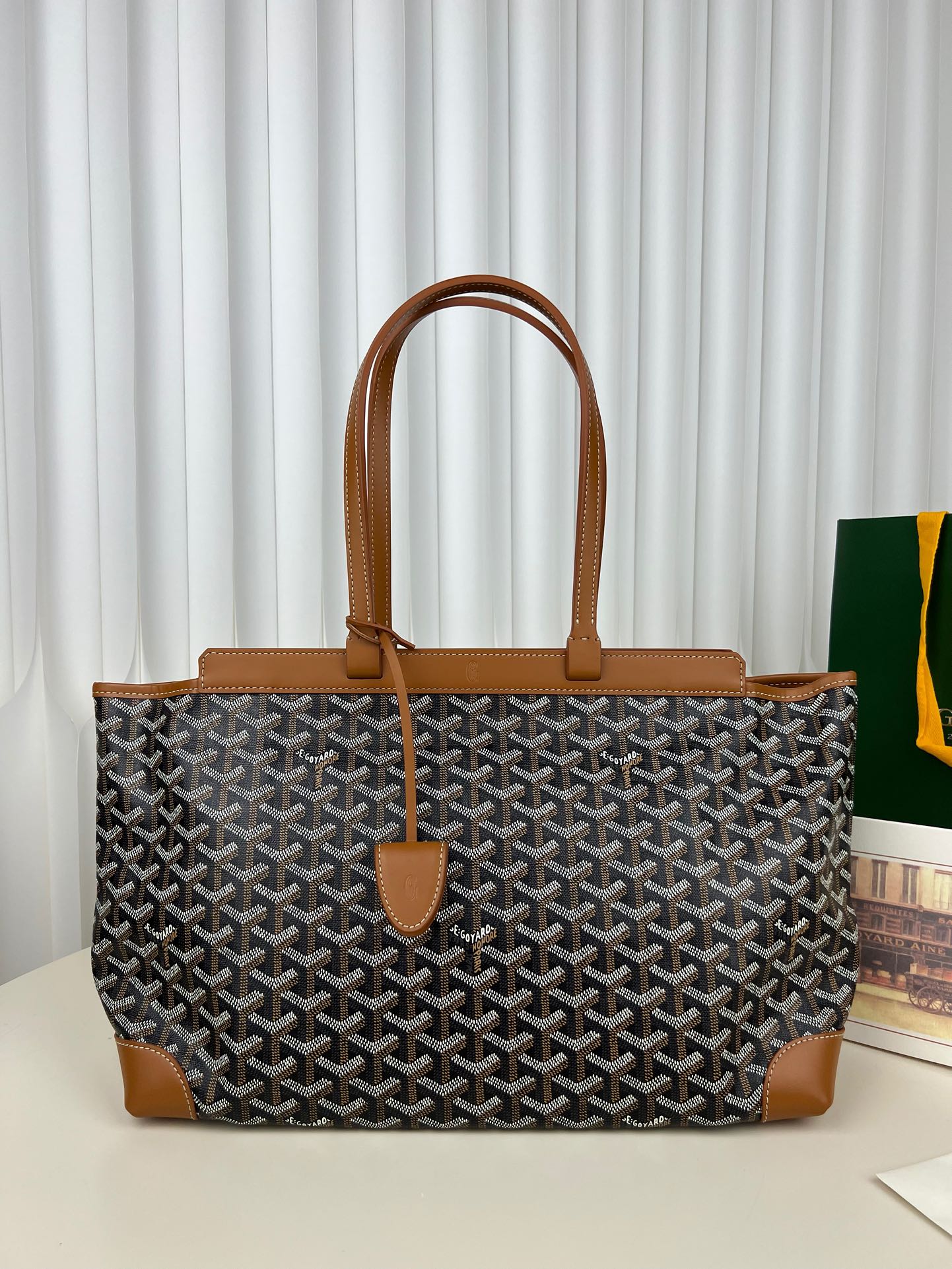 [팬더] 고야드 벨샤스 PM 토트백 브라운 27*15*36