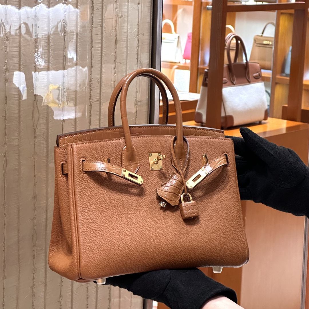 [찡댄] 에르메스 버킨 25 토고 백 브라운
