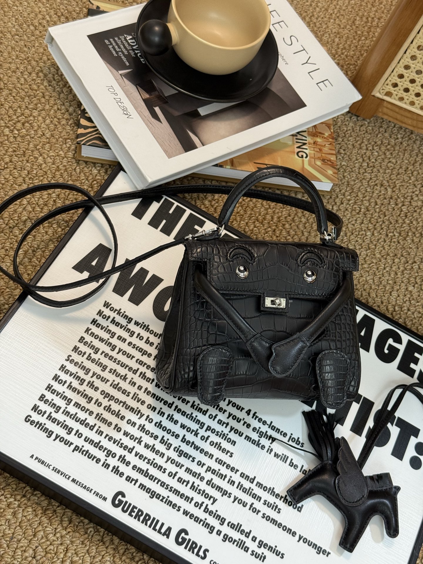 [찡댄] 에르메스 켈리돌 핸들백 블랙