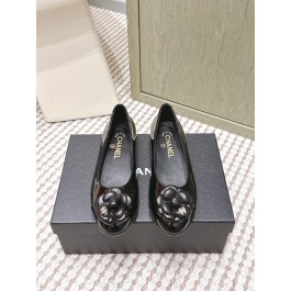 [제이드] 샤넬 까멜리아 플랫슈즈 블랙