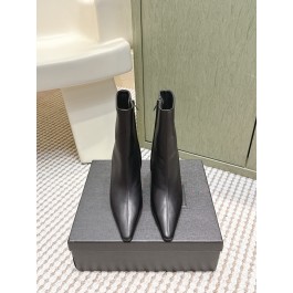 [제이드] 생로랑 하이힐 앵글부츠 블랙