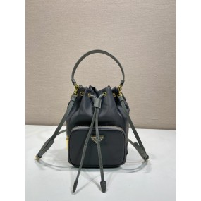 [근야오] 프라다 리나일론 버킷백 블랙 18*23*12
