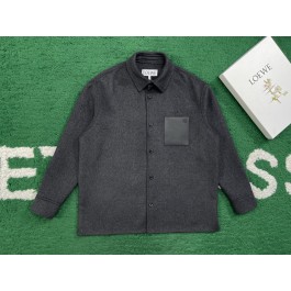 [레어샵] 로에베 레더 포켓 오버셔츠